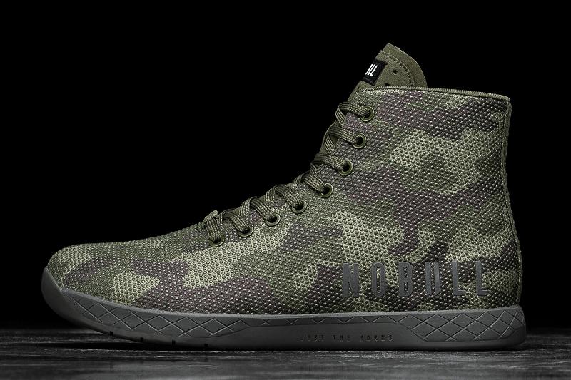 Camo Nobull High-Top Forest Camo Men\'s Trainers | CA G1491S